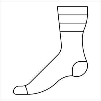 2 paires de chaussettes courtes Sport BLEUFORÊT blanches Pointure