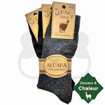 Chaussettes en laine d'alpaga - 3 paires - Vignette | chaussettes-bambou.fr