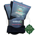 Chaussettes extra larges bambou, 2 paires pour mollets forts avec bord sans élastique, confort optimal.