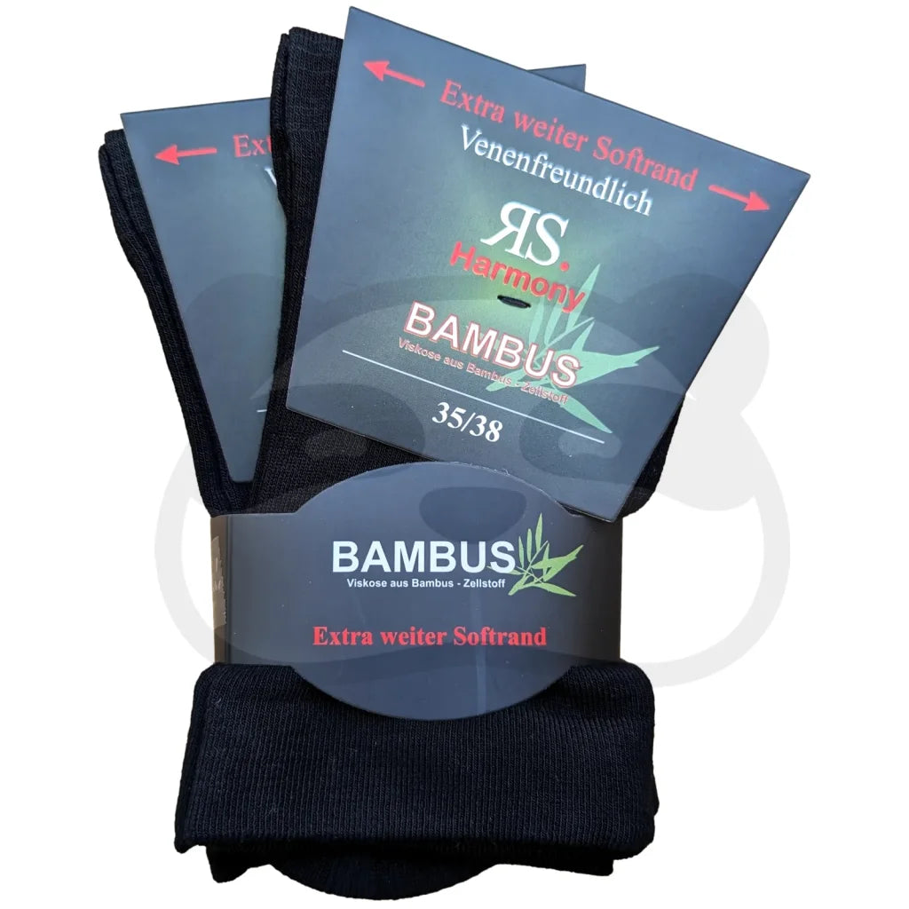 Chaussettes extra larges bambou, 2 paires pour mollets forts avec bord sans élastique, confort optimal.