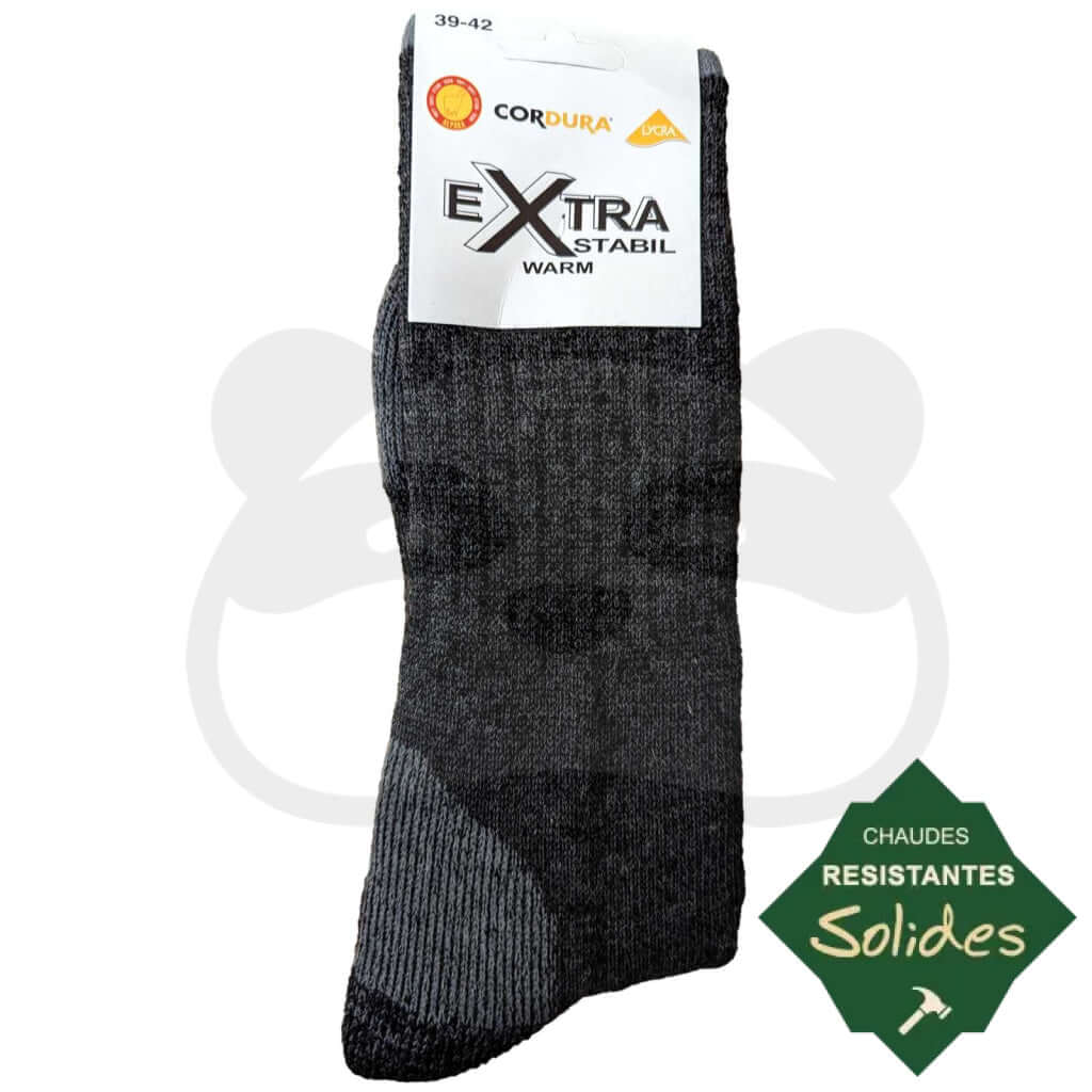 Chaussettes Renforcées Laine alpaga Et Cordura® 39/42 / Anthracite