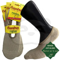Chaussettes Invisibles Bambou Homme Femme - 3 Paires 43/46 / Beige