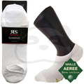 Chaussettes invisibles en bambou avec maille aérée pour une meilleure ventilation, 3 paires confortables.