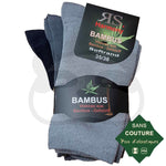 Chaussettes Non Comprimantes Bambou Homme Femme - 3 Paires - Vignette | chaussettes-bambou.fr