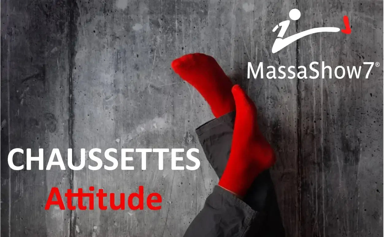 MassaShow7 - Chaussettes de marque - Rouge