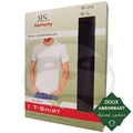 T-Shirt Bambou Et Coton Homme en emballage, doux et absorbant, taille 6/L, idéal pour le confort.